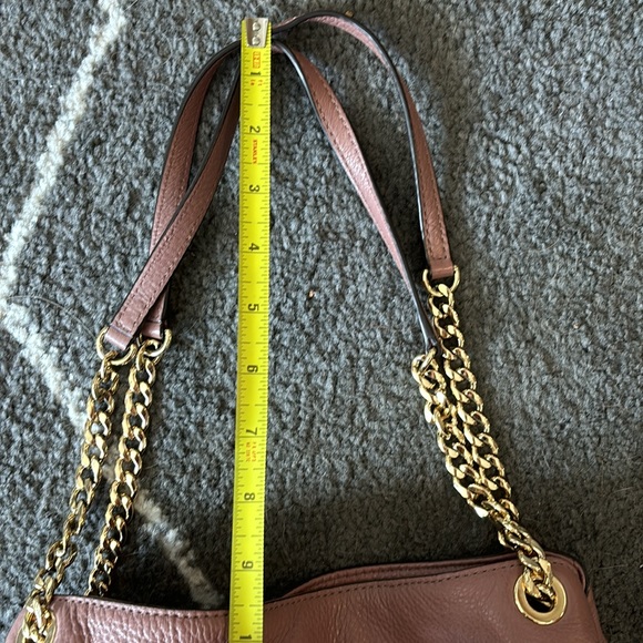 Michael Kors Handbag- Mauve with Gold Accents - Picture 11 of 13
